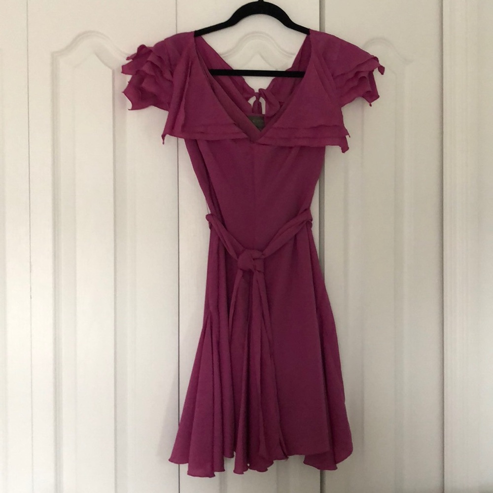 Zac Posen for Target purple short sleeve dress